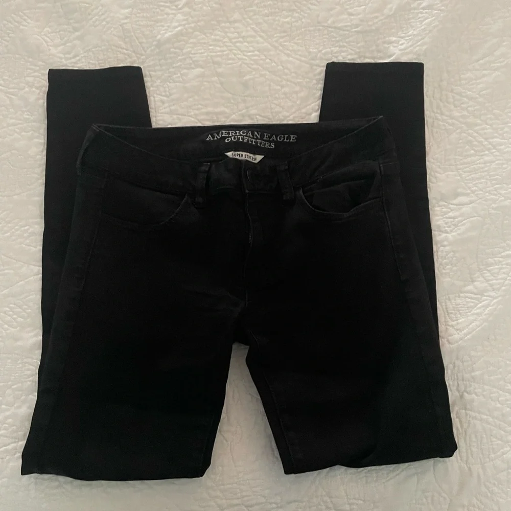 American Eagle Outfitters Black Jeggings - Picture 2 of 9